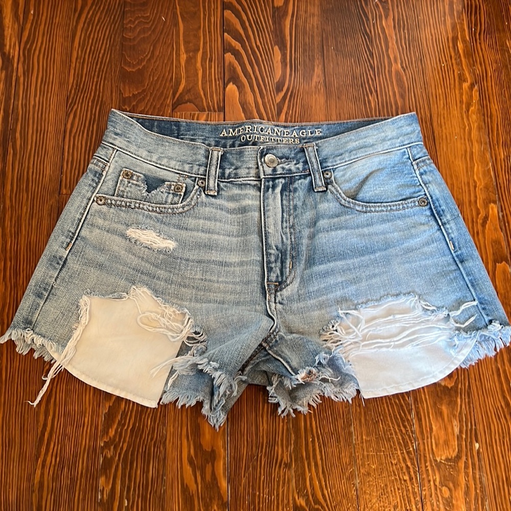 American eagle denim vintage hi-rise festival shorts
